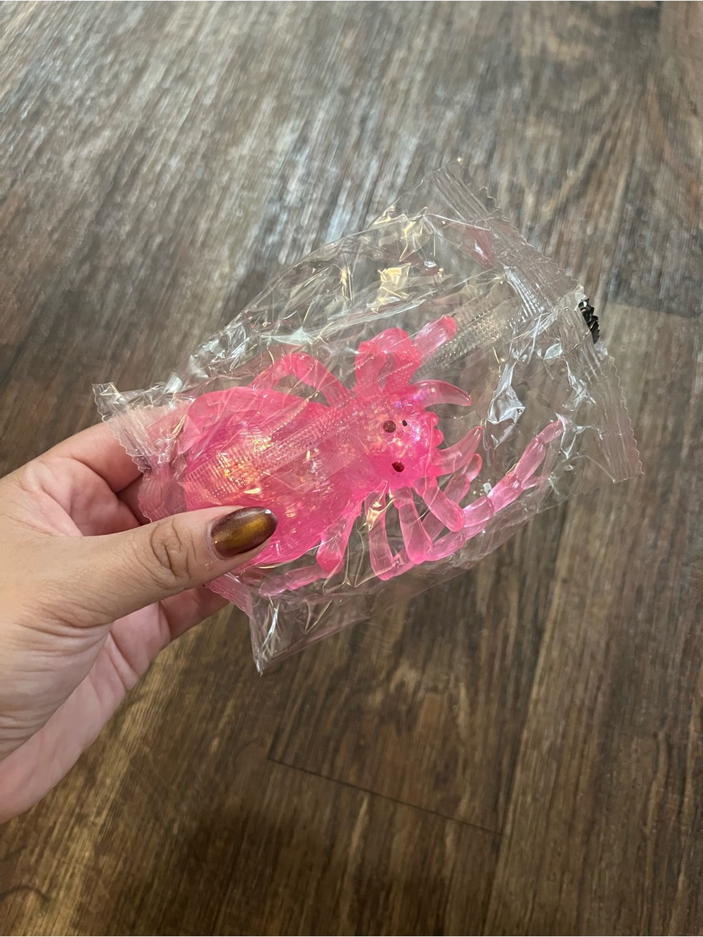 Pink Glitter Spider Sensory Squishy 🕷️🩷✨